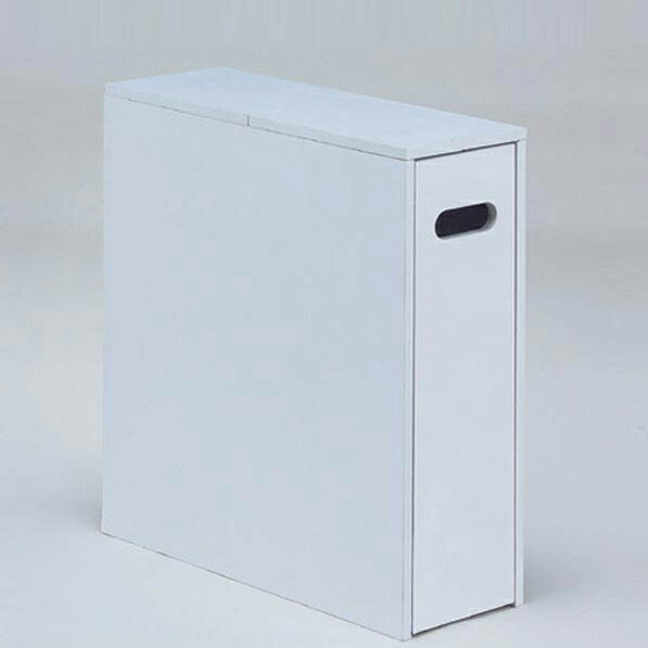 NEW薄型スライドトイレラック おしゃれ 収納棚 トイレ収納 トイレットペーパー ストッカー ケース(代引不可)【送料無料】 7,886円