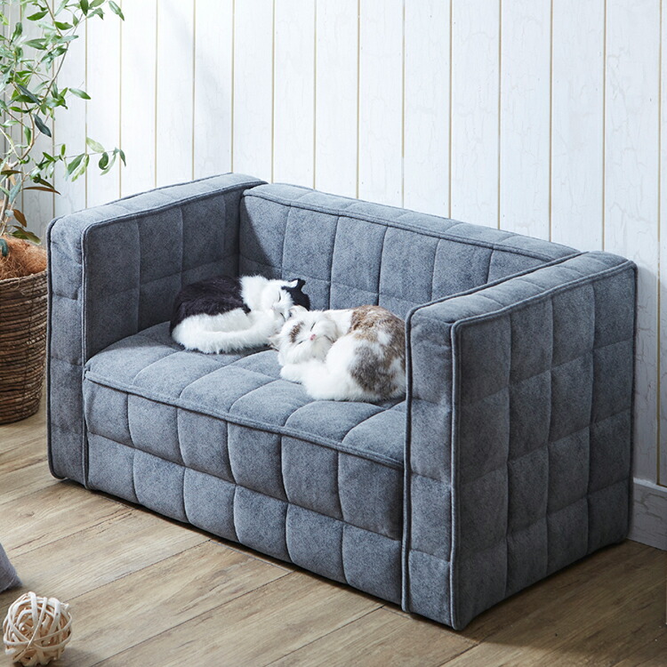 ペット用 猫 犬 ミニソファ 折りたたみソファベッド 引っかき耐性 はっ水生地 ル・コルビジェ LC2風ソファ ペットソファ ペット用ソファ 姫系 ペット 家具 ペット用家具 おしゃれ(代引不可)【送料無料】｜リコメン堂生活館