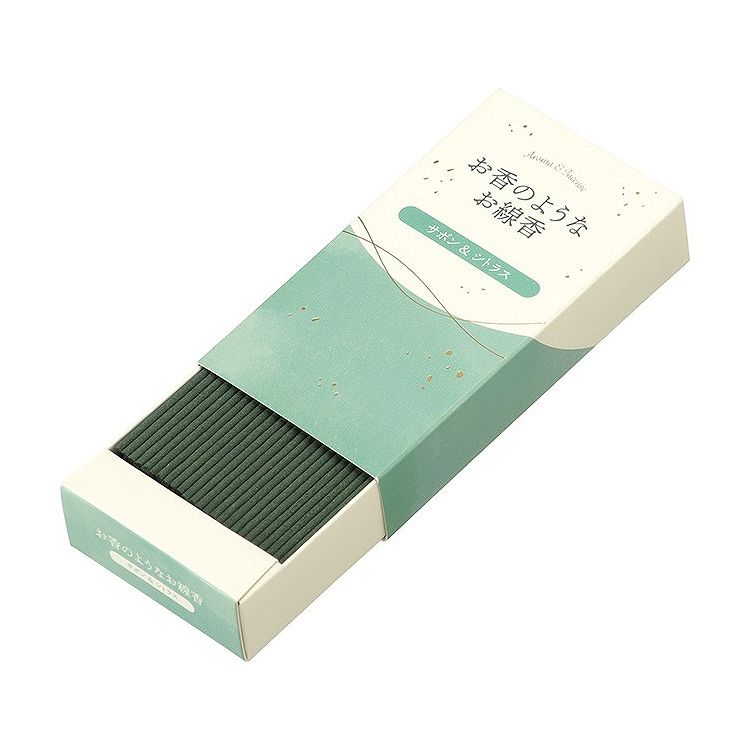 【単品30個セット】 カメヤマ お香のようなお線香 サボン&シトラス(代引不可)【送料無料】