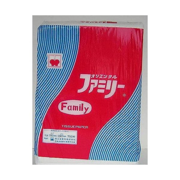【単品28個セット】 西日本衛材 ファミリー トイレットペーパー 700枚(代引不可)【送料無料】｜リコメン堂生活館