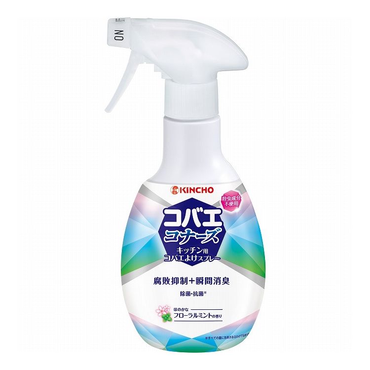 【単品28個セット】 大日本除虫菊 コバエコナーズキッチン用スプレー250ML フローラルミントの香り(代引不可)【送料無料】