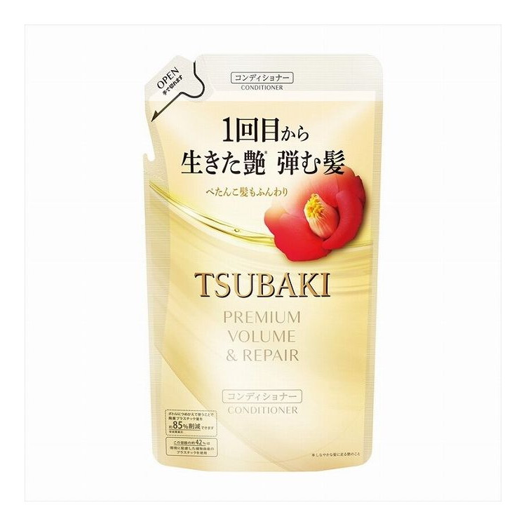 【単品18個セット】 TSUBAKI(ツバキ) プレミアム ボリューム&リペア コンディショナー(代引不可)【送料無料】