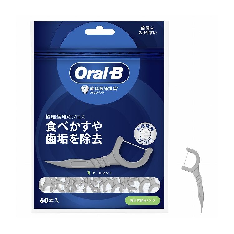 【単品24個セット】オーラルBフロスピックディープクリーン60本入(代引不可)【送料無料】｜リコメン堂生活館 8,417円