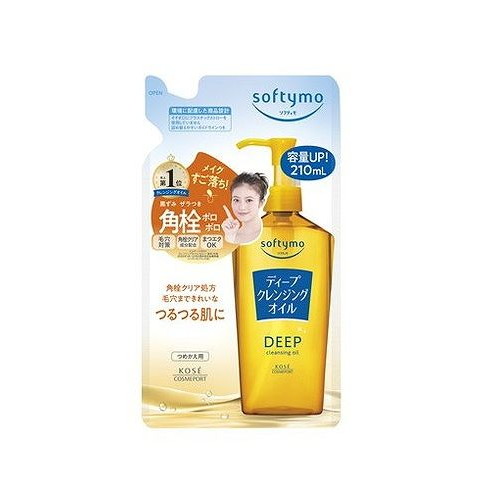 【単品14個セット】 ソフティモ ディープクレンジングオイル つめかえ 210ML コーセーコスメポート(代引不可)【送料無料】