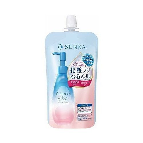 【単品5個セット】 ファイントゥデイ センカ ビューティークリアオイル つめかえ用 メイク落とし クレンジング クレンジングオイル メイクオフ メイクリムーバー W洗顔不要(代引不可)【送料無料】
