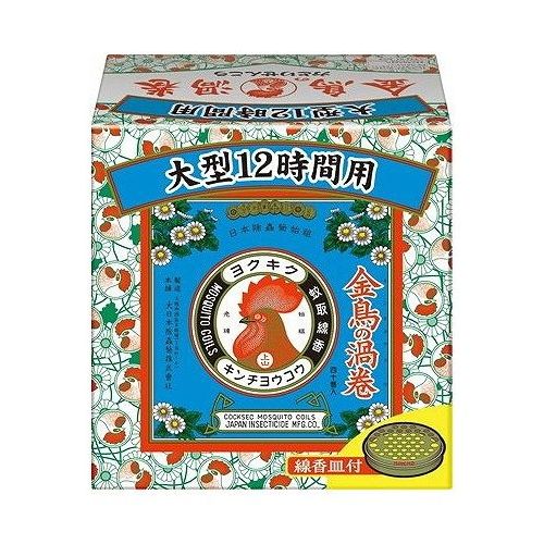 【単品6個セット】 大日本除虫菊 金鳥の渦巻大型 12時間用 40巻(代引不可)【送料無料】｜リコメン堂生活館