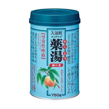 【単品7個セット】 オリヂナル薬湯 桃の葉 750G オリヂナル(代引不可)【送料無料】