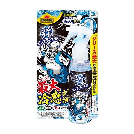 【単品15個セット】 熱中対策 シャツクール モンスタークール 100ml 小林製薬(代引不可)【送料無料】