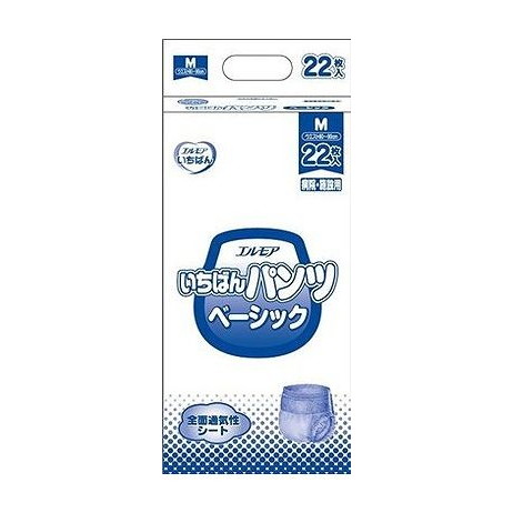 【単品2個セット】 カミ商事 エルモアいちばん パンツベーシック M(代引不可)【送料無料】