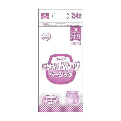 【単品5個セット】 カミ商事 エルモアいちばん パンツベーシック S(代引不可)【送料無料】
