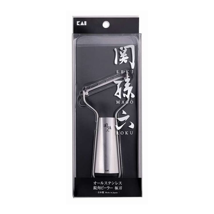 【単品8個セット】 関孫六 オールステンレス 鋭角ピーラー 極刃 貝印(代引不可)【送料無料】 8,551円
