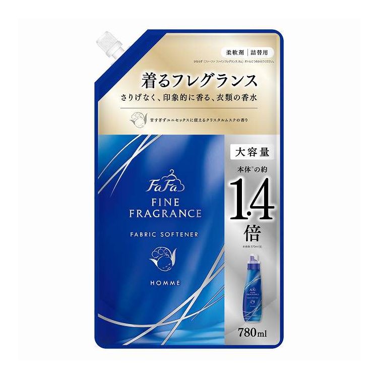 【単品11個セット】 NSファーファ・ジャパン ファーファ ファインフレグランスオム詰替用 780mL(代引不可)【送料無料】
