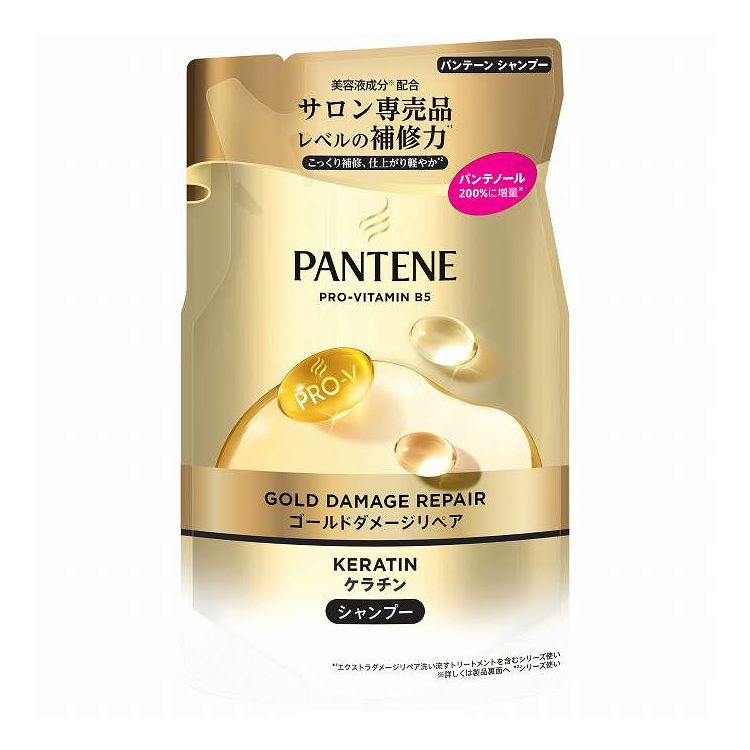 【単品12個セット】 P&Gジャパン パンテーンゴールドダメージリペアシャンプーつめかえ 260G(代引不可)【送料無料】