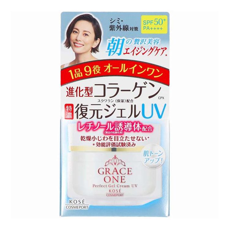 【単品15個セット】 コーセーコスメポート グレイス ワン 濃潤リペアジェルUV 化粧品 100g(代引不可)【送料無料】|リコメン堂生活館