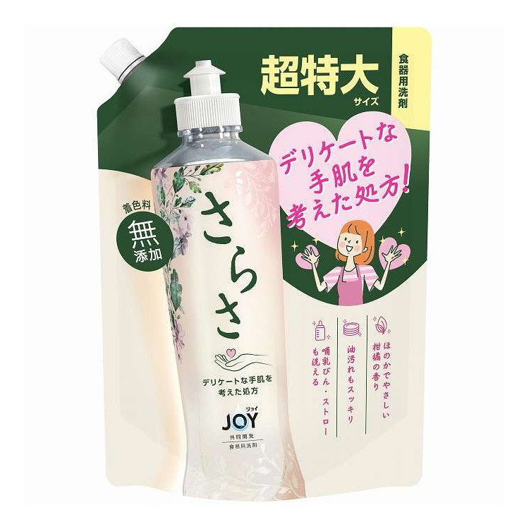 【単品7個セット】 さらさ 食器用洗剤詰替超特大 P&G 870ml(代引不可)【送料無料】