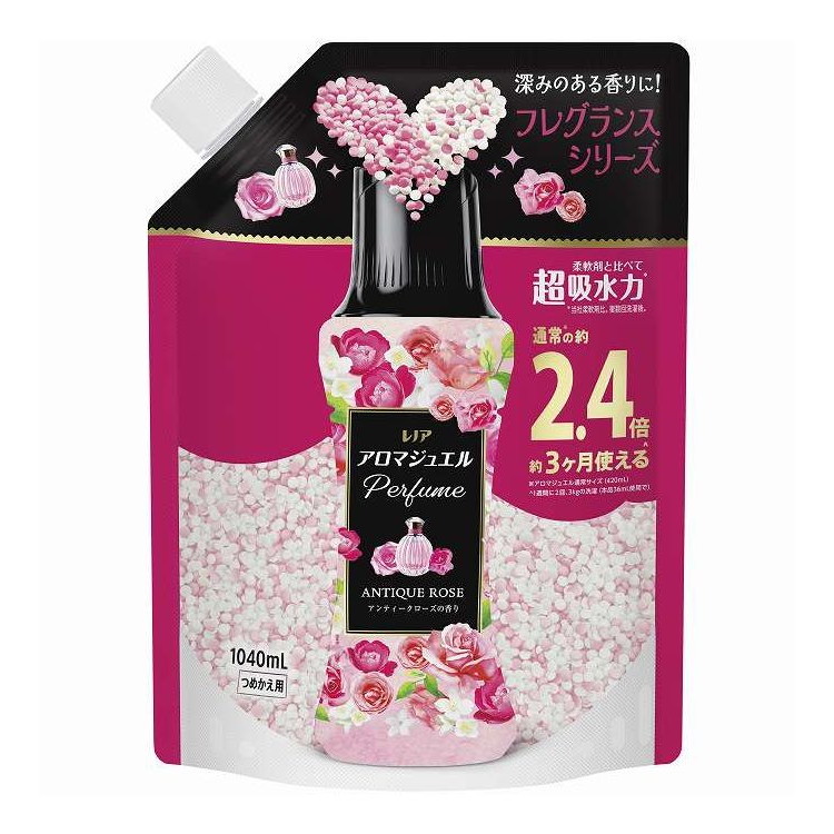 【単品6個セット】 レノア アロマジュエルアンティークローズ&フローラルの香り つめかえ 用特大サイズ P&G 1040ml(代引不可)【送料無料】|リコメン堂生活館