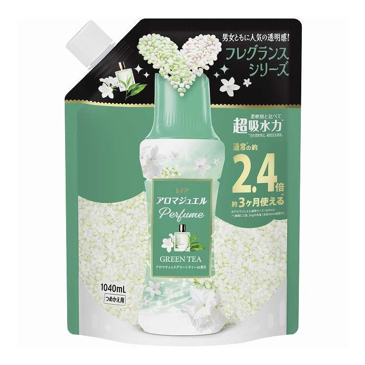 【単品6個セット】 レノア アロマジュエルグリーンティ-の香り つめかえ 用特大サイズ P&G 1040ml(代引不可)【送料無料】|リコメン堂生活館