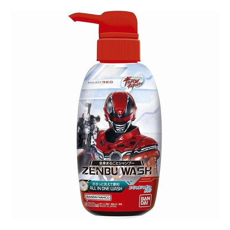 【単品15個セット】 ZENBUWASH PROJECT R. E. D. バンダイ 300ml(代引不可)【送料無料】