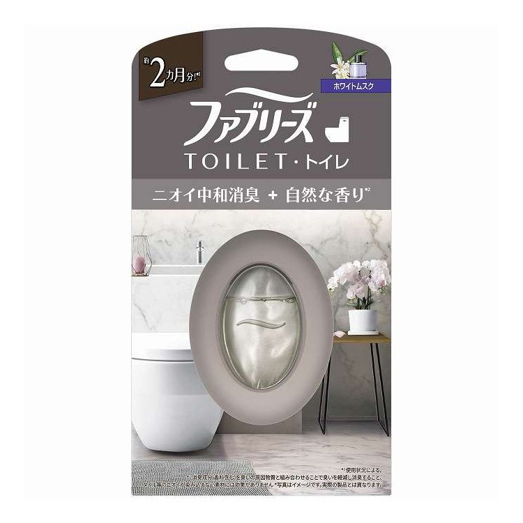 【単品20個セット】 ファブリーズ トイレ用消臭剤プレミアムシリーズ消臭+自然な香りホワイトムスク P&G 6ml(代引不可)【送料無料】|リコメン堂生活館