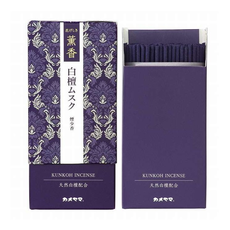 【単品18個セット】 花げしき 薫香 ミニ 白檀ムスク カメヤマ 50g(代引不可)【送料無料】