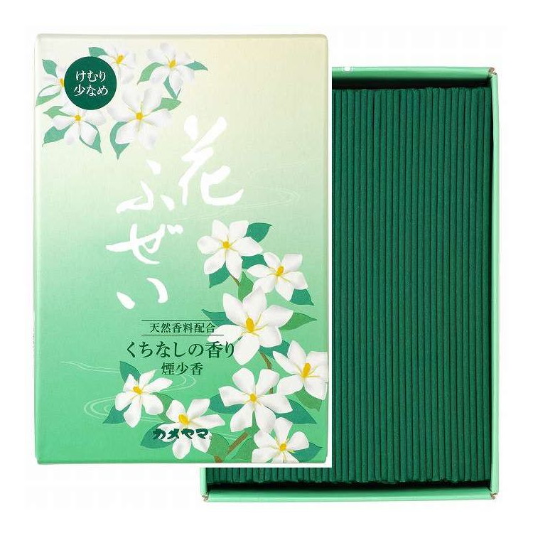 【単品16個セット】 花ふぜい くちなし 煙少香 徳用大型 カメヤマ 220g(代引不可)【送料無料】