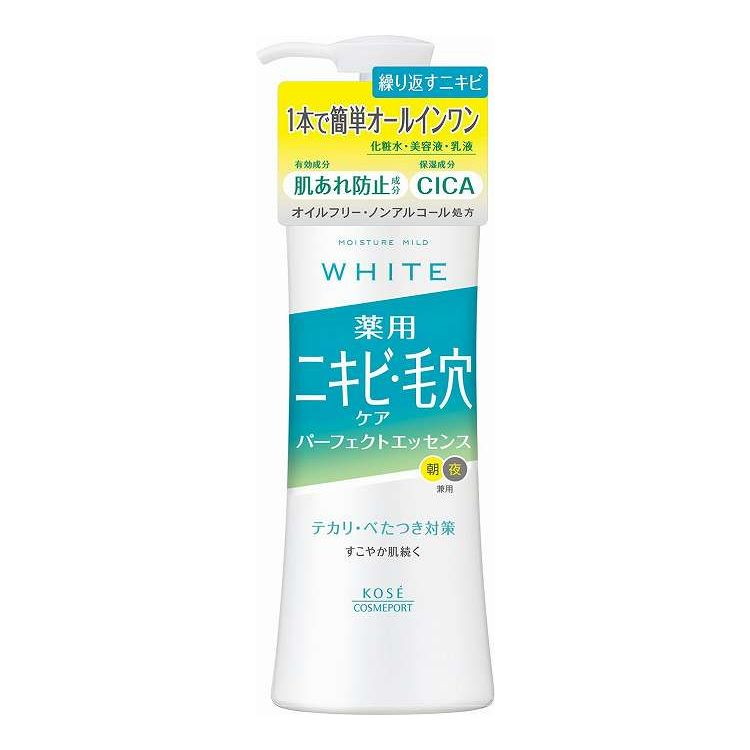 【単品18個セット】 モイスチュアマイルド ホワイト アクネケア パーフェクトエッセンス コーセーコスメポート 230mL(代引不可)【送料無料】|リコメン堂生活館