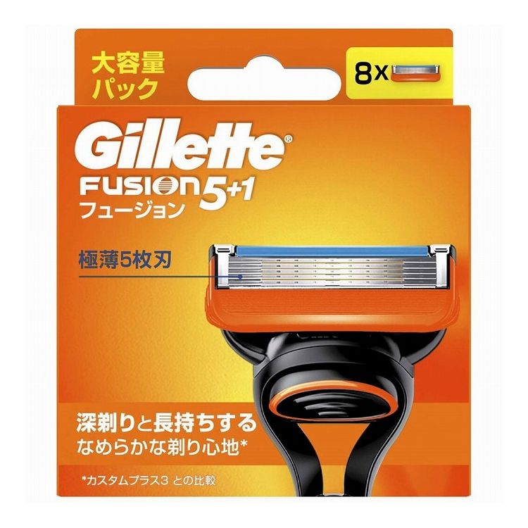 【単品4個セット】P&G ジレット フュージョンマニュアル替刃8個入り(代引不可)【メール便（ゆうパケット）】【送料無料】｜リコメン堂生活館