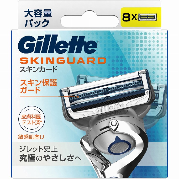 【単品18個セット】 スキンガードマニュアル替刃8B P&GJプレミアム(ジレット)(代引不可)【送料無料】|リコメン堂生活館