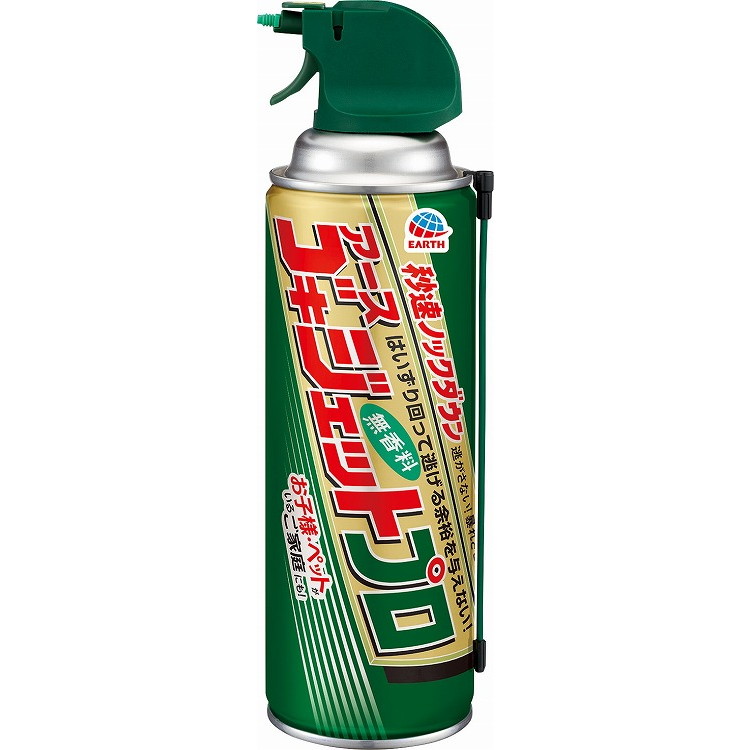 【単品8個セット】 ゴキジェットプロ450ml隙間用ノズル付 アース製薬(代引不可)【送料無料】|リコメン堂生活館