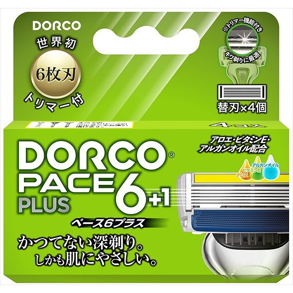 【単品14個セット】PACE6プラス替刃4個 ドルコ(代引不可)【送料無料】