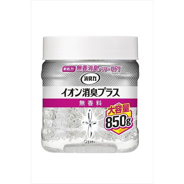 【単品16個セット】消臭力クリアビーズイオン消臭大 本体無香 850G エステー(代引不可)【送料無料】|リコメン堂生活館