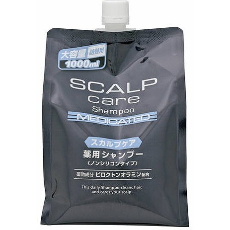 【単品18個セット】スカルプケア 薬用シャンプー詰替 1000ml (株)コスメステーシヨン(代引不可)【送料無料】 15,192円