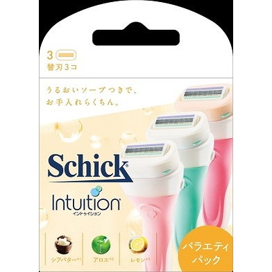 【単品15個セット】イントゥイションバラエティパック替刃3コ シック・ジャパン(代引不可)【送料無料】|リコメン堂生活館