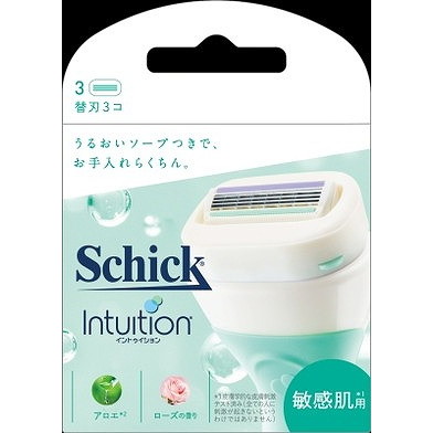 【単品15個セット】イントゥイション敏感肌用替刃3コ入 シック・ジャパン(代引不可)【送料無料】|リコメン堂生活館