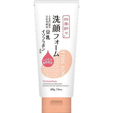 【単品20個セット】四季折々 豆乳イソフラボン 洗顔フォーム 熊野油脂(代引不可)【送料無料】