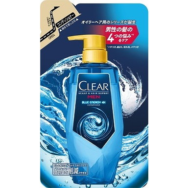 【単品20個セット】クリア ブルーエナジー 4x スカルプコンディショナー つめかえ用 280g ユニリーバ・ジャパン(代引不可)【送料無料】