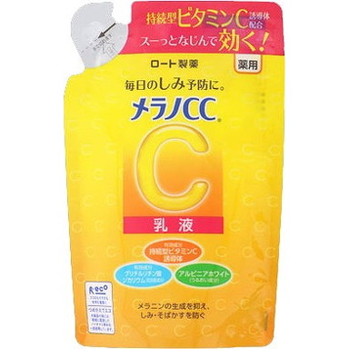 【単品16個セット】メラノCC 薬用しみ対策美白乳液 つめかえ用 120mL ロート製薬(代引不可)【送料無料】|リコメン堂生活館