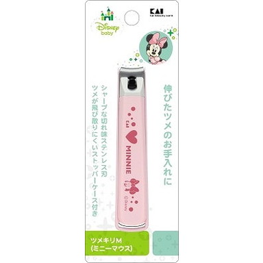 【単品14個セット】KK1487 ツメキリM(ミニーマウス) 貝印(美粧)(代引不可)【送料無料】