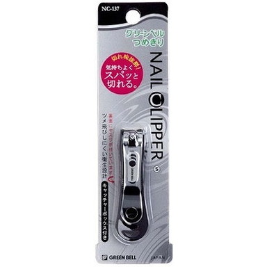 【単品20個セット】NC-137キャッチャー爪切りSブラック (株)グリーンベル(代引不可)【送料無料】