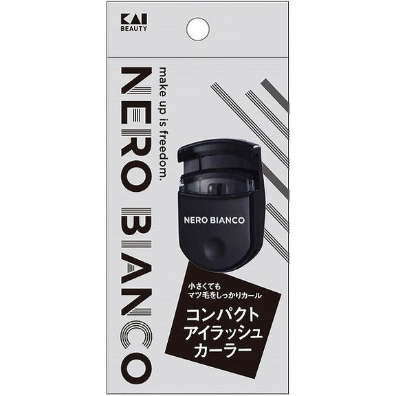 【単品14個セット】KQ3501 NEROBIANCO コンパクトアイラッシュカーラー 貝印(代引不可)【送料無料】