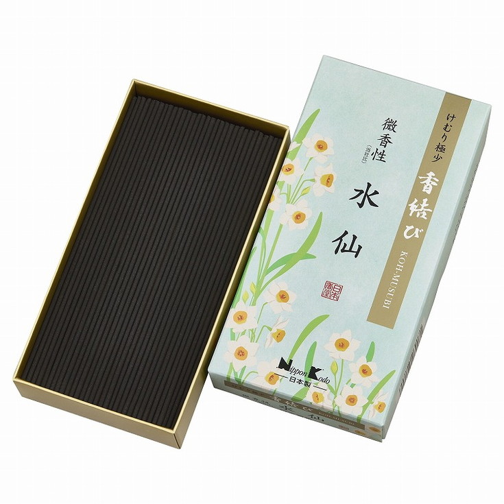 【単品11個セット】香結び 水仙 バラ詰 日本香堂(代引不可)【送料無料】