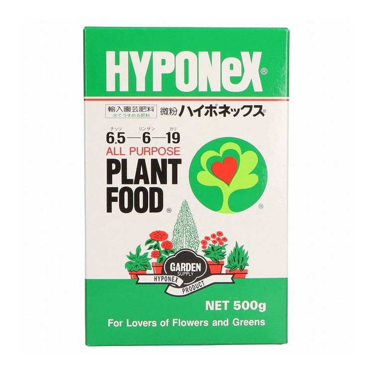 【単品15個セット】 微粉ハイポネックス500G ハイポネックスジャパン(代引不可)【送料無料】