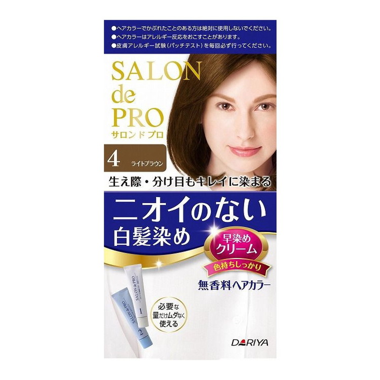 【単品11個セット】 Sプロ無香料ヘアカラー早染めC 白髪用 4 株式会社ダリヤ(代引不可)【送料無料】