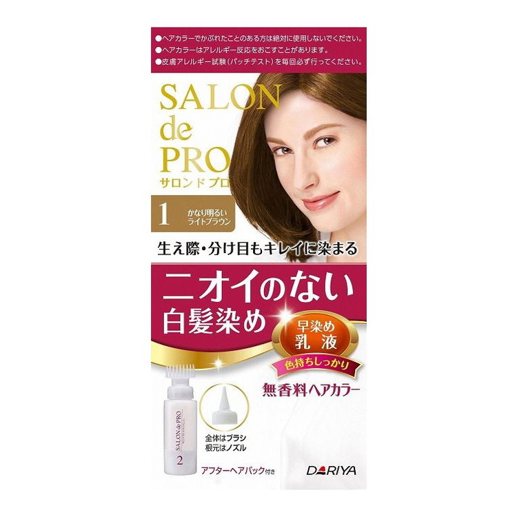 【単品10個セット】 Sプロ無香料ヘアカラー早染め乳液 白髪用 1 株式会社ダリヤ(代引不可)【送料無料】