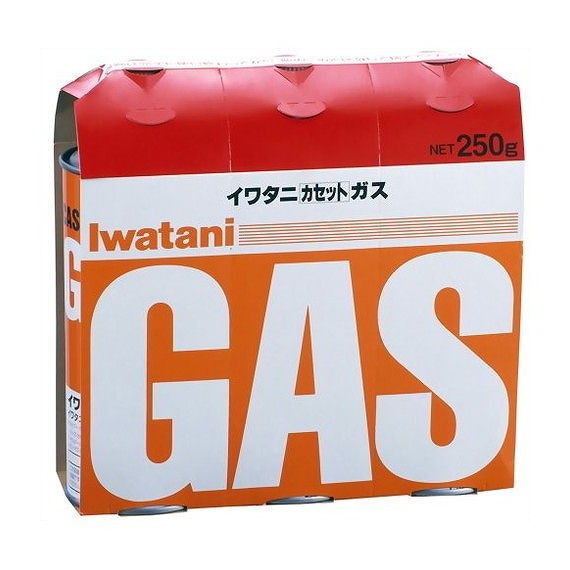 【単品20個セット】 岩谷カセットガス3PCB-250OR 岩谷産業株式会社(代引不可)【送料無料】