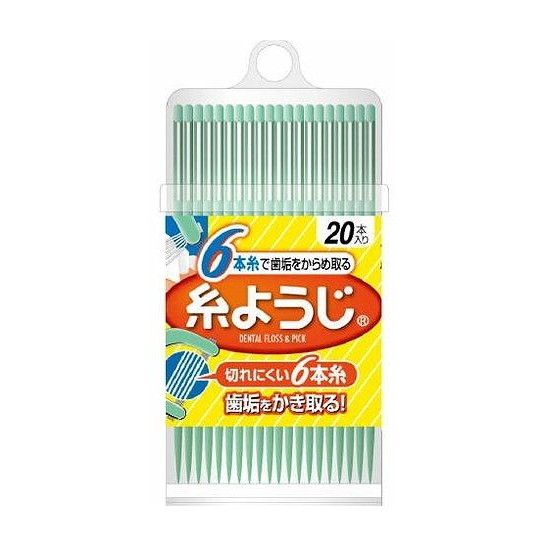 【単品20個セット】 糸ようじ20本入り 小林製薬株式会社(代引不可)【送料無料】