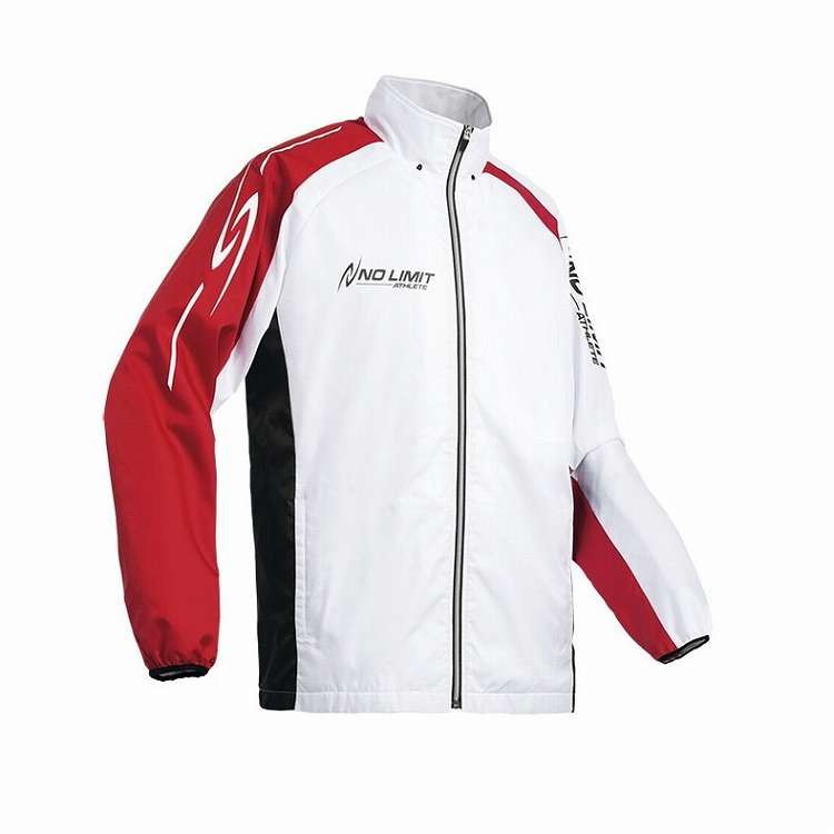 ニシ・スポーツ NISHI 3Dマルチブレーカージャケット M WH/レッド ランニング 陸上競技 ウェア 服 アパレル【送料無料】