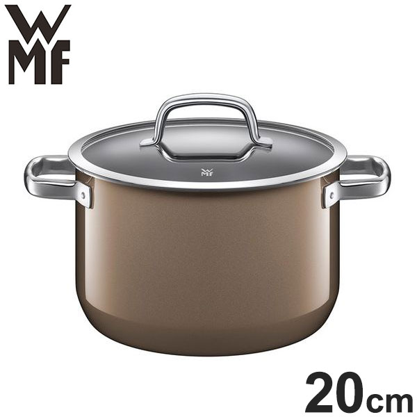 WMF フュージョンテック ミネラル ハイキャセロール20cm ダークブラス W0514375290 ヴェーエムエフ キッチンツール 料理 調理 キッチン おしゃれ【送料無料】|リコメン堂生活館