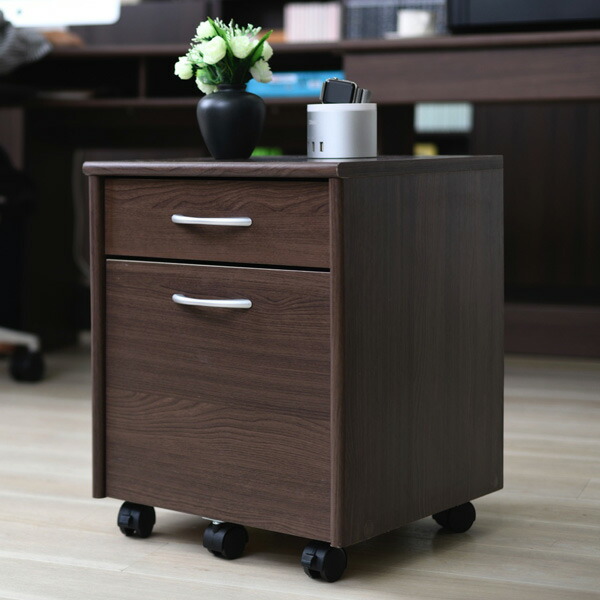 爆売り 楽天市場 デスク ワゴン 2段 幅40 高さ50 奥行40 収納 引き出し キャスター サイドキャビネット サイドワゴン 木製 収納 ファイル 代引不可 送料無料 リコメン堂生活館 公式の Psht Or Id
