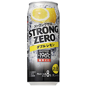 サントリー －196℃ ストロングゼロ ダブルレモン 500ml×24本(代引き不可)【送料無料】